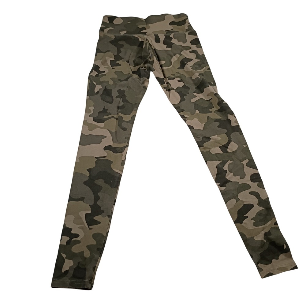 Wild Fable Leggings Women XS Green Camo High Rise Cotton Stretch - Picture 5 of 5
